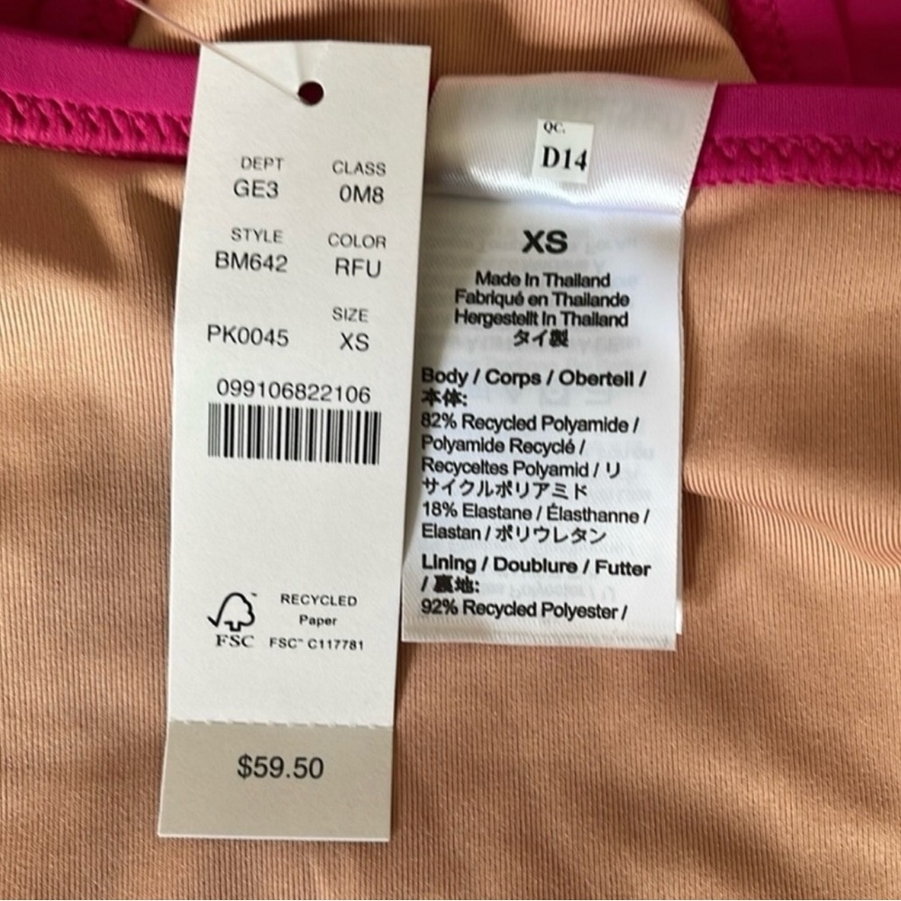 J. Crew Radiant Fuchsia Pink Retro Classic High Waisted Swimsuit Bikini Bottoms - Picture 5 of 5